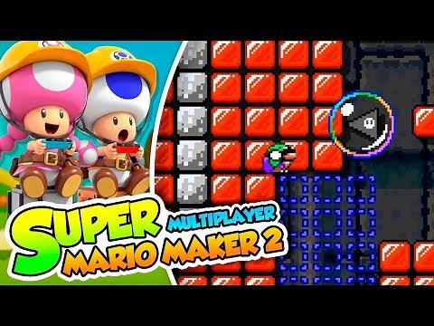 ¡Sacame de aqui! *DUELO* - Super Mario Maker 2 (Multijugador) DSimphony y Naishys
