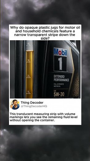 Why Motor Oil Jugs Have Transparent Stripes