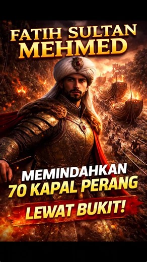 Fatih Sultan Mehmed Memindahkan 70 Kapal Perang Lewat Bukit dalam Semalam