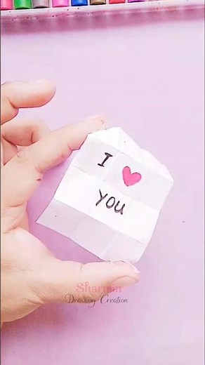 How to Make a Pop-Up Origami Note | Easy DIY Gift Idea!