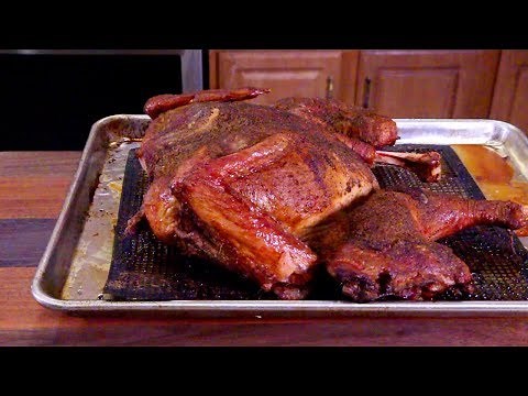 Creole Butter Injected Cajun Smoked Turkey (Pit Boss) - THANKSGIVING