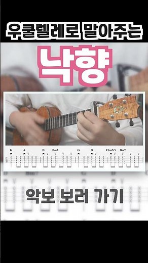 낙향 都落ち - 요루시카 | 우쿨렐레 코드 악보 TAB