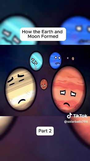 Exploring the Formation of Earth and Moon in Solar Balls