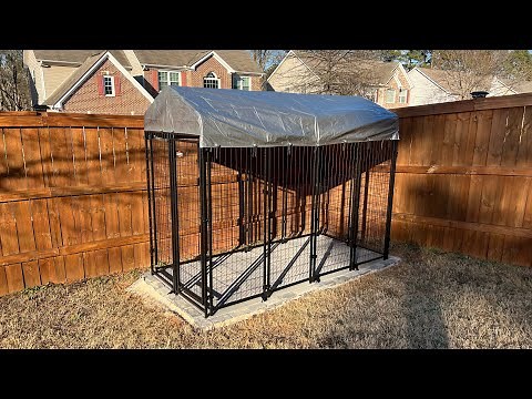 PTW Kennels Ep 17: Building an 8 X 4 ft. Dog Kennel Setup | DIY process