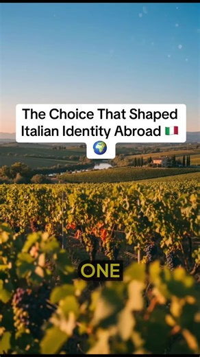 The Choice That Shaped Italian Identity Abroad 🇮🇹🌍 Italian Immigration Italian Diaspora History Italian Heritage Italian Heritage Italian Migration Italian American Roots Forgotten Italian History Immigrant Stories #ItalianImmigration #ItalianDiaspora #ItalianHeritage #ItalianHistory #ItalianAmerican
