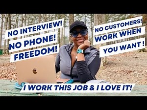 🙌🏾 YOU WON'T BE TIED DOWN! NO INTERVIEW NEEDED! EASY NO PHONE PART TIME WORK FROM HOME JOBS 2024