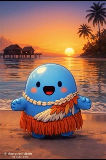 Hello World Kiribati #JellyFamily #LilBlue #teasingjelly #CuteAnimation