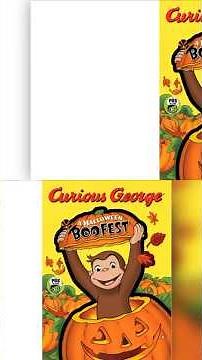 Curious George - A Halloween Boo Fest #ytshorts #shortstory #ytkids #storytime #halloween #feed