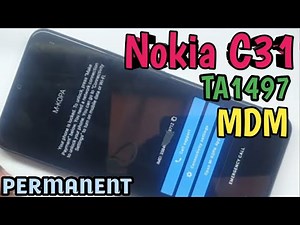 Nokia C31 MDM Remove File TA 1497 for All Tools