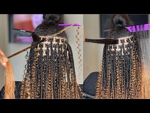 SMALL KNOTLESS GODDESS BOX BRAIDS | BEGINNER FRIENDLY | VERY DETAILED | #KNOTLESSBOXBRAIDS
