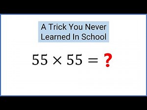 How to square numbers ending in 5