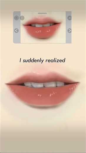 I was drawing lips… and then this happened 😭😭😭