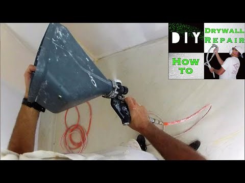 How to Match Orange Peel Texture on a Drywall Repair