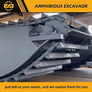 [Hot Item] 20tons Pontoon Undercarriage for Amphibious Excavator Digger Floating