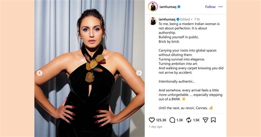 Huma Qureshi Ends Her Cannes Stint With Black Velvet