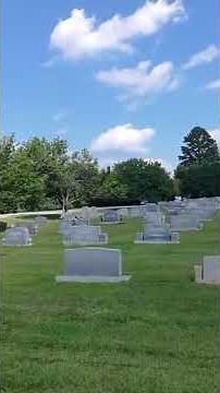 What a Peaceful Cemetery Day Under the Bright