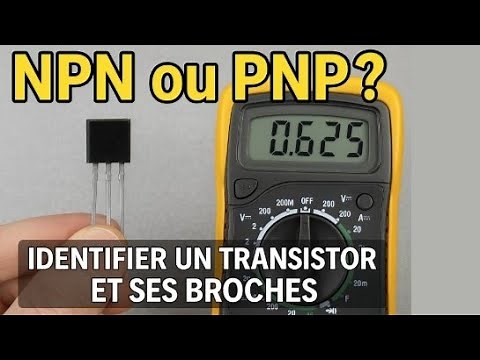 NPN or PNP? Identify a transistor and its pins with a multimeter.