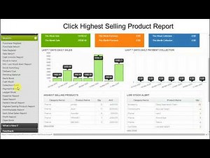 Optical Retail Shop Inventory Management Software - Highest Selling Product Report