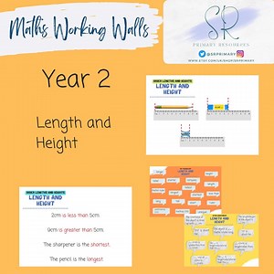 Year 2 Maths Working Wall- Length and Height - Etsy Australia