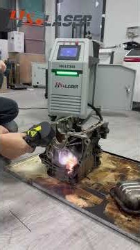 🔥 Introducing the brand new, redesigned pulsed laser cleaning machine from HS LASER! #lasercleaning