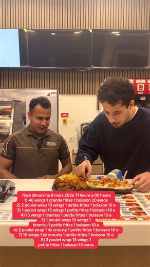 flash dimanche 8 mars 2026 11 heure a 00 heure Chicken Spot pavillons sous-bois Boom boom #francetiktok #paris #france #bangladesh #for