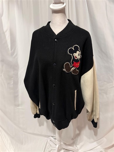 Chalk Line Disney Mickey Mouse Varsity Jacket XL – Vintage 1980s - Etsy