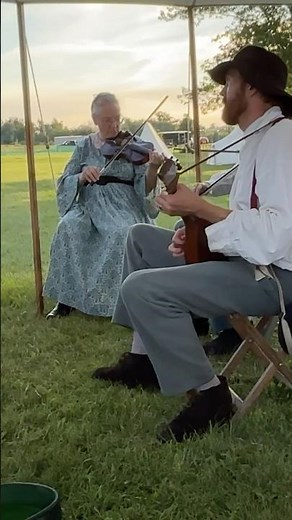 Civil War Camp Music: "Marching Through Georgia" #camping #violin #reenactment #music
