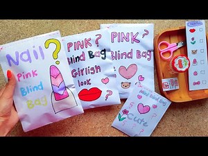 Blind bag Paper 💖 ASMR / Satisfying opening blind box / Surprising ENDING 😱