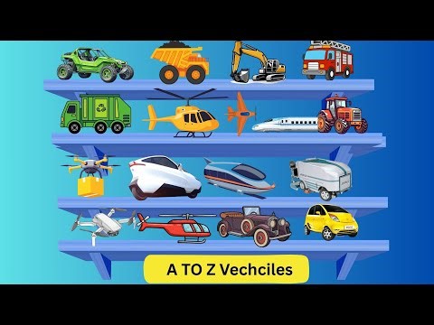 🌈🚁 Futuristic Vehicle ABC Song | Kids Learning A–Z | Rhymes + Sounds #kidslearning