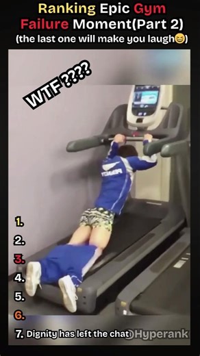 Ranking The Most INSANE Gym Fails! (Try Not To Laugh) 😱#shorts #funny