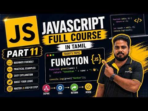 JavaScript Full Course in Tamil - Part 11 | JavaScript Tutorial for Beginners | Payilagam