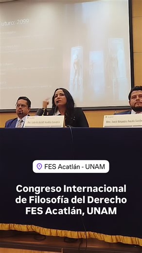 Congreso Internacional de Filosofía del Derecho FES Acatlán, UNAM. IA, DERECHO ADMINISTRATIVO, PENAL, FISCAL, DISCIPLINARIO Y DERECHOS HUMANOS #dralizpadilla #derechodisciplinario #derechoshumanos #derechopenal #derechoadministrativo #derechofiscal #ia | Liz Padilla
