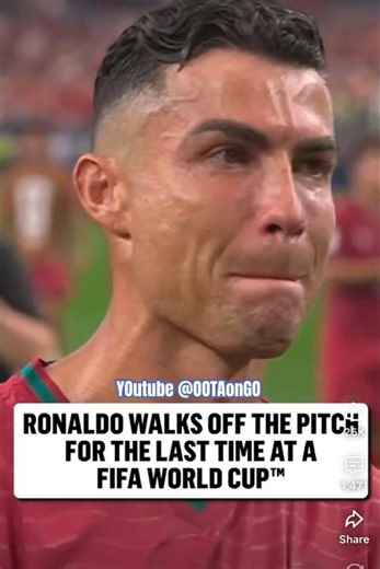 Cristiano Ronaldo’s Last World Cup Ends in Tears After Portugal Elimination 😢🇵🇹
