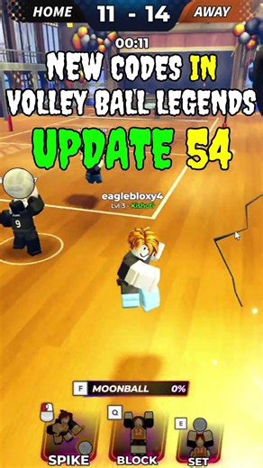 ALL WORKING UPDATE 54 CODES FOR VOLLEYBALL LEGENDS IN JANUARY 2026 | ROBLOX VBL CODES