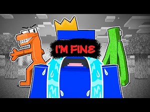 BLUE Rainbow Friend Isn’t FINE in Minecraft