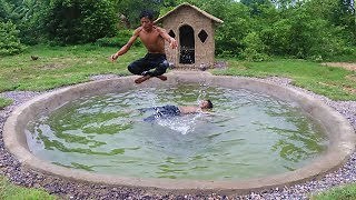 We Built an Underground Swimming Pool in the Wilderness