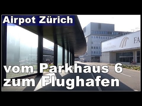 Wegbeschrieb zum Flughafen Zürich ✈️ Vom Parkhaus 6 (P6) zum Terminal | Thomas1980