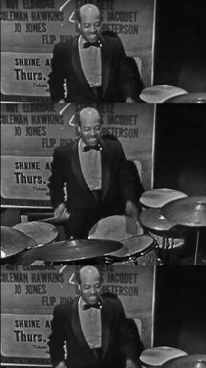 Jo Jones' insane drum solo 🔥