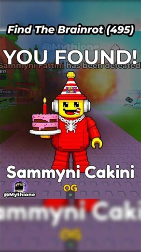 How To Get Sammyni Cakini | Find the Brainrot ROBLOX