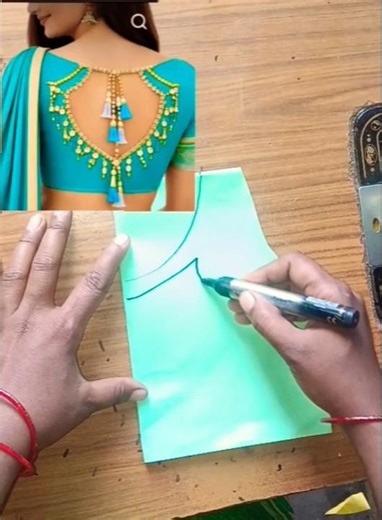 blouse ka design#back neck design#blouse design#shorts#new#viral shots