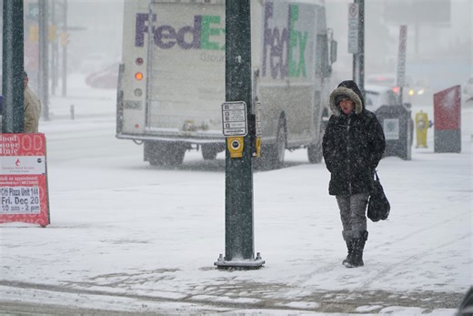 Winter storm pounds eastern Canada with snow, freezing rain