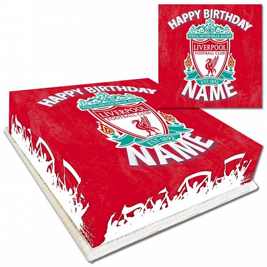 Liverpool FC Birthday Cake - Eat Your Photo