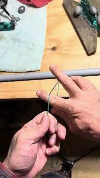 How to tie limb lines/bush hooks for catfish #catfish #fishing #hunting