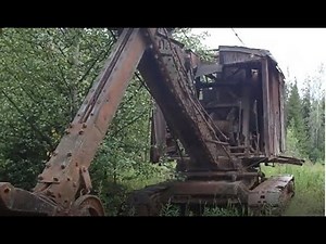 Ancient steam shovel, hydraulic monitors and other super cool antique mining equipment.