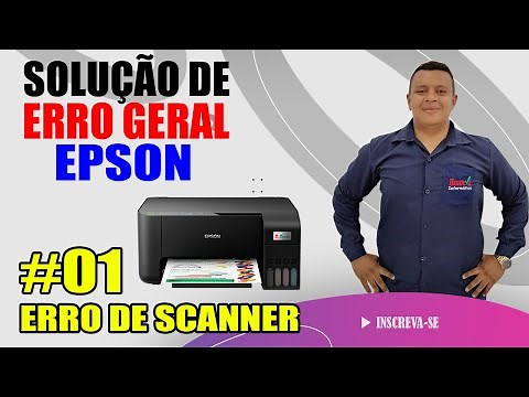 ✅ Impressora Epson com luzes piscando Erro 000031, 0x31, Erro Geral. Scanner com defeito e barulho