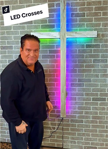 Custom Church Crosses in all sizes and colors. We ship coast to coast!!! See more at www.USAChurchcross.com One of the only companys who specializes in only Custom Church Crosses
