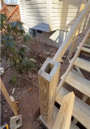 Kiln dried railing #deck #railing #deckbuilding #diyprojects #construction