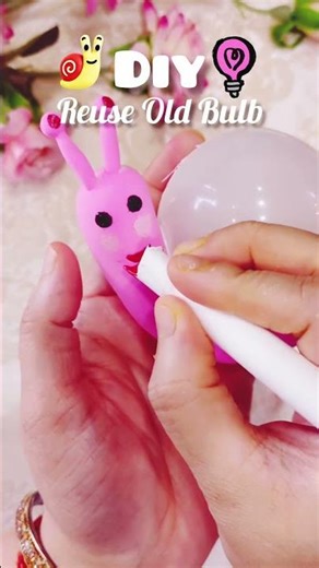 Upcycle bulb💡diy lamp💡#diy #shorts #shortsfeed