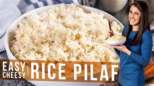 Easy cheesy rice pilaf