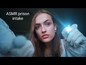 ASMR prison intake 👮🏼‍♀️⛓️